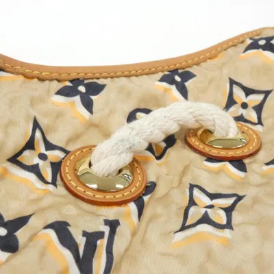 Pre-owned Louis Vuitton Beige Nylon Canvas Shoulder Bag ()