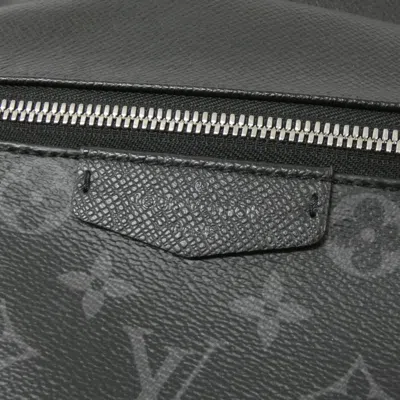 Pre-owned Louis Vuitton Black Coated Canvas Backpack ()