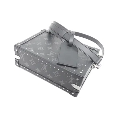 Pre-owned Louis Vuitton Black Coated Canvas Shoulder Bag ()