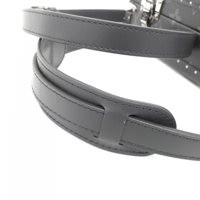 Pre-owned Louis Vuitton Black Coated Canvas Shoulder Bag ()