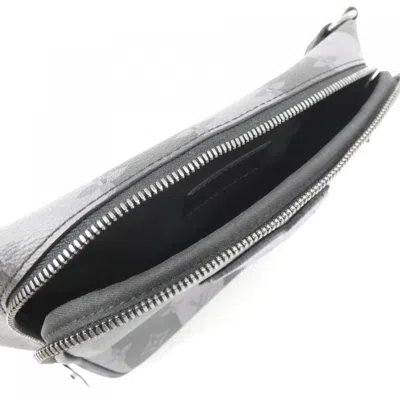 Pre-owned Louis Vuitton Black Coated Canvas Shoulder Bag ()