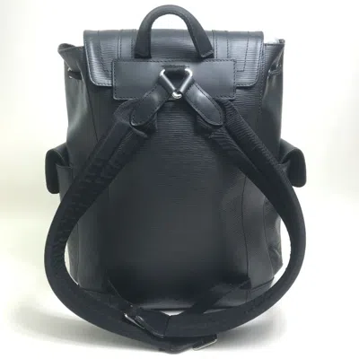 Pre-owned Louis Vuitton Black Epi Leather Backpack ()