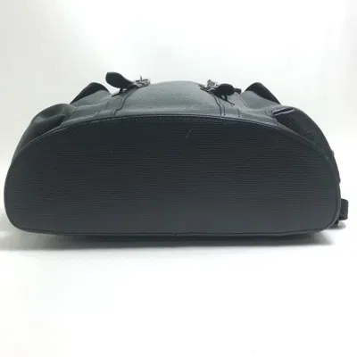 Pre-owned Louis Vuitton Black Epi Leather Backpack ()