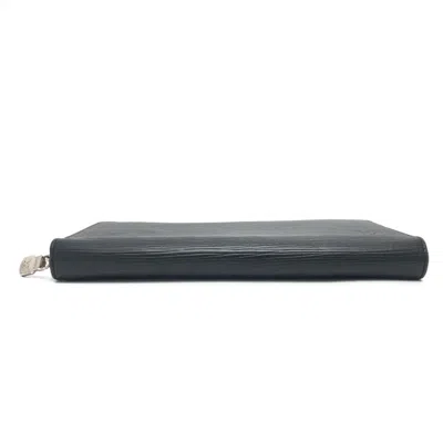 Pre-owned Louis Vuitton Black Epi Leather Long Wallet (bi-fold) ()