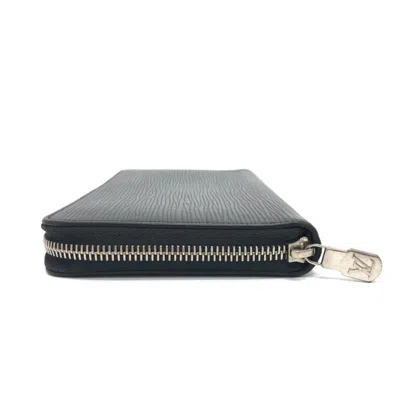 Pre-owned Louis Vuitton Black Epi Leather Long Wallet (bi-fold) ()
