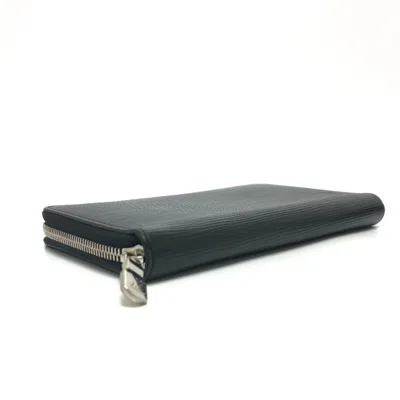 Pre-owned Louis Vuitton Black Epi Leather Long Wallet (bi-fold) ()