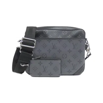 Pre-owned Louis Vuitton Black Gris Monogram Eclipse Monogram Eclipse Shoulder Bag ()