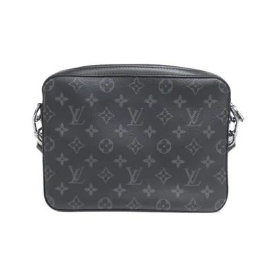Pre-owned Louis Vuitton Black Gris Monogram Eclipse Monogram Eclipse Shoulder Bag ()