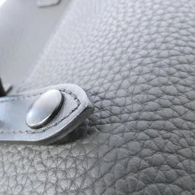 Pre-owned Louis Vuitton Black Leather Backpack ()