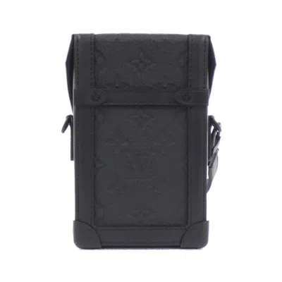 Pre-owned Louis Vuitton Black Leather Shoulder Bag ()