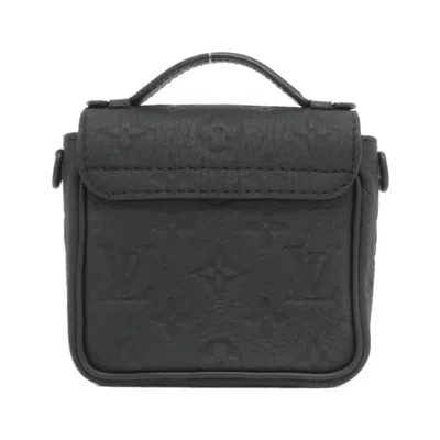 Pre-owned Louis Vuitton Black Leather Shoulder Bag ()