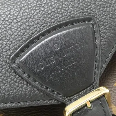 Pre-owned Louis Vuitton Black Marron Monogram Monogram Leather Backpack ()