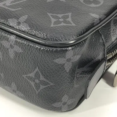 Pre-owned Louis Vuitton Black Monogram Eclipse Canvas Clutch Bag Pouch ()