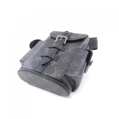 Pre-owned Louis Vuitton Black Monogram Eclipse Monogram Eclipse Backpack ()