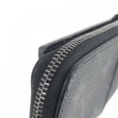 Pre-owned Louis Vuitton Black Monogram Eclipse Monogram Eclipse Coin Purse/coin Case ()