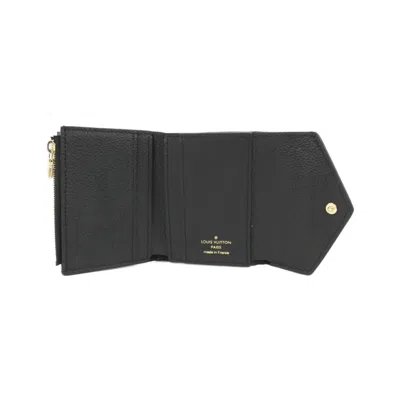 Pre-owned Louis Vuitton Black Monogram Empreinte Wallet (tri-fold) ()