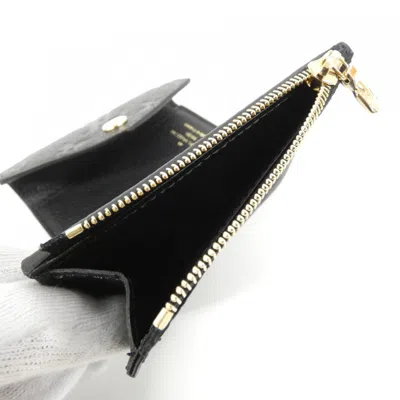 Pre-owned Louis Vuitton Black Monogram Empreinte Wallet (tri-fold) ()