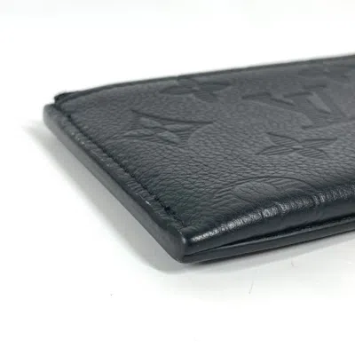 Pre-owned Louis Vuitton Black Monogram Shadow Coin Purse/coin Case ()