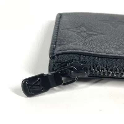 Pre-owned Louis Vuitton Black Monogram Shadow Coin Purse/coin Case ()