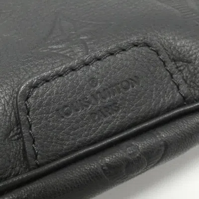 Pre-owned Louis Vuitton Black Monogram Shadow Fanny Pack Shoulder Bag ()