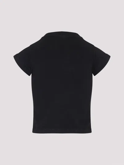 Balenciaga City Of Angels Shrunk T-shirt In Black