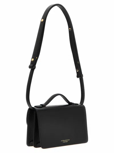 Victoria Beckham Black Mini Dorian Shoulder Bag