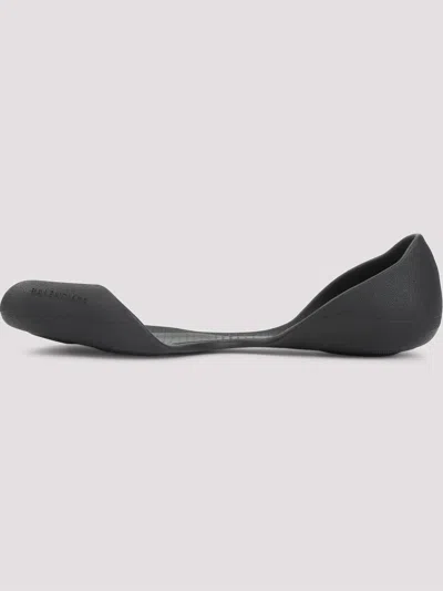 Balenciaga Black Slip On Sneakers In Black