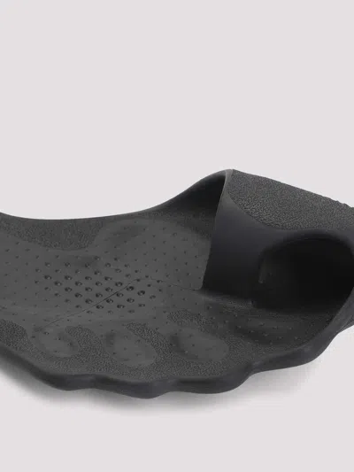 Balenciaga Black Slip On Sneakers In Black