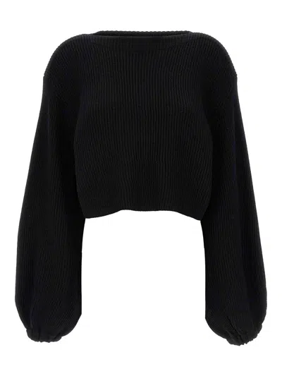 Zimmermann Illustration Billow Sweater In Black