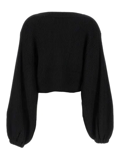 Zimmermann Illustration Billow Sweater In Black
