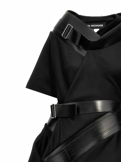 Junya Watanabe Asymmetrical Coat With Belted Buckle Accents
