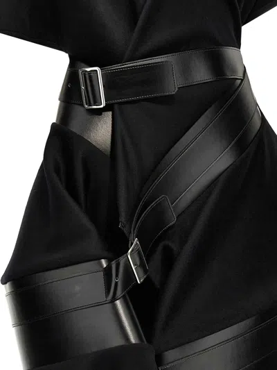 Junya Watanabe Asymmetrical Coat With Belted Buckle Accents