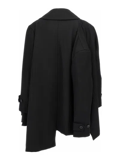 Comme Des Garçons Double-breasted Coat 4 Sleeves