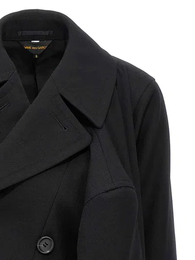 Comme Des Garçons Double-breasted Coat 4 Sleeves