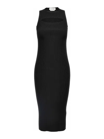 Alexander Mcqueen Ribbed Knit Dress