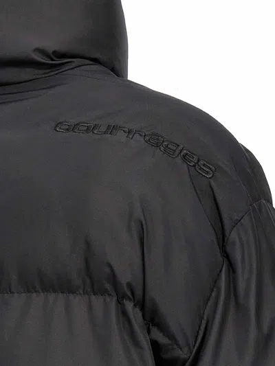Courrèges Black Insulated Puffer Jacket