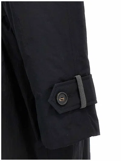 Brunello Cucinelli Classic Trench Coat With Belted Waist