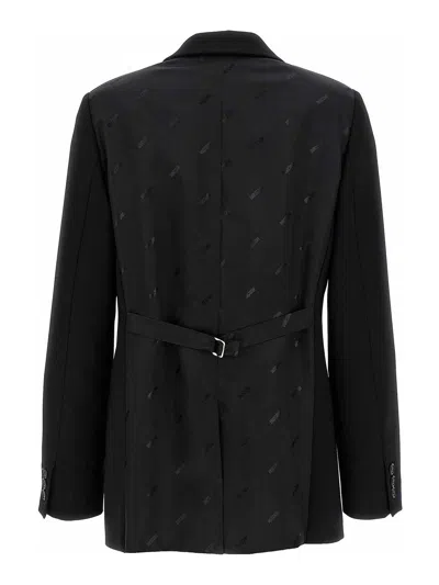 Moschino Single-breasted Blazer With Martingale Detail