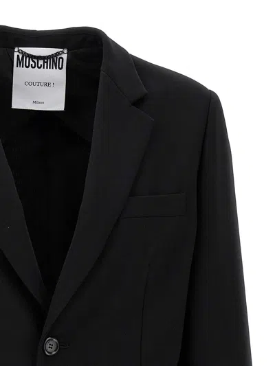 Moschino Single-breasted Blazer With Martingale Detail