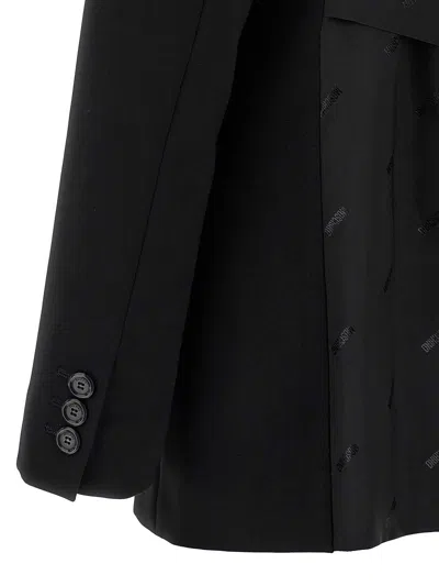 Moschino Single-breasted Blazer With Martingale Detail