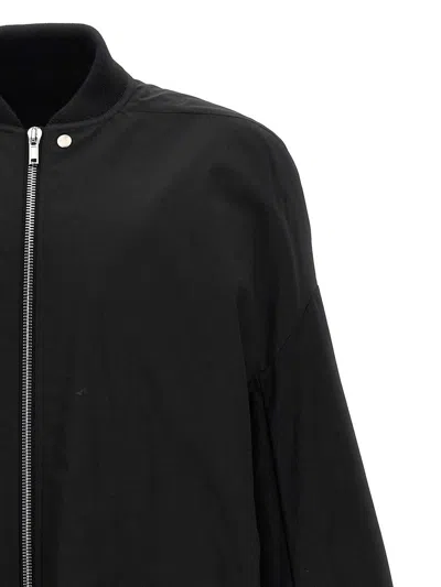 Rick Owens Jumbo Peter Flight Distressed Cotton Jacket
