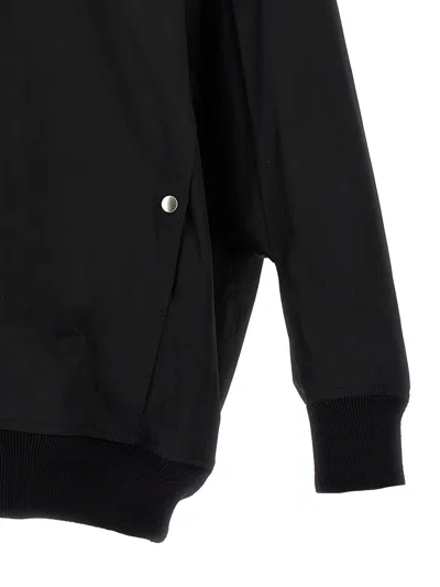 Rick Owens Jumbo Peter Flight Distressed Cotton Jacket