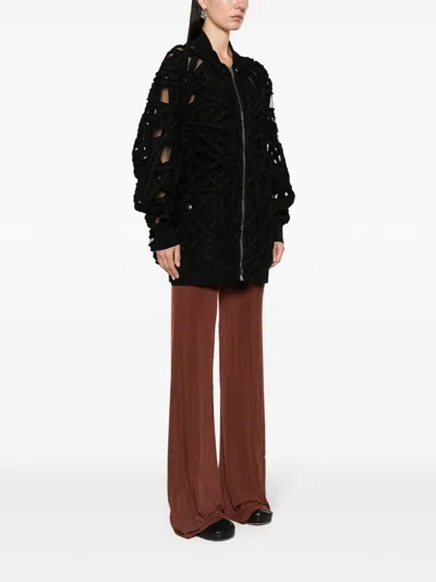 Rick Owens Peter Flight Strap-detail Oversized Jacket