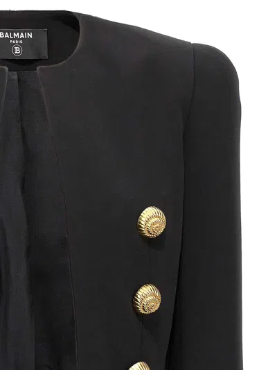 Balmain Button Short Jacket