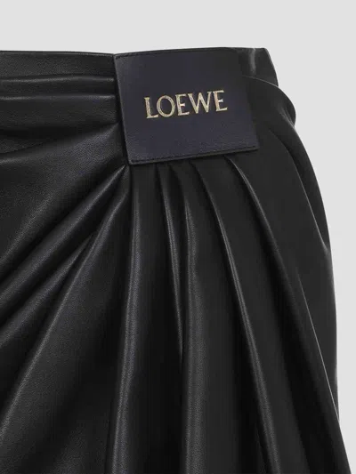 Loewe Draped Midi Skirt