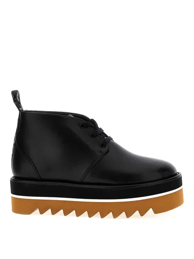 Stella Mccartney Black Sneak-elyse Platform Loafers In Black