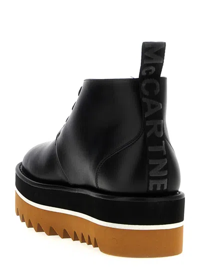 Stella Mccartney Black Sneak-elyse Platform Loafers In Black