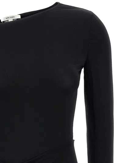 Nensi Dojaka Asymmetric-neck Mini Dress