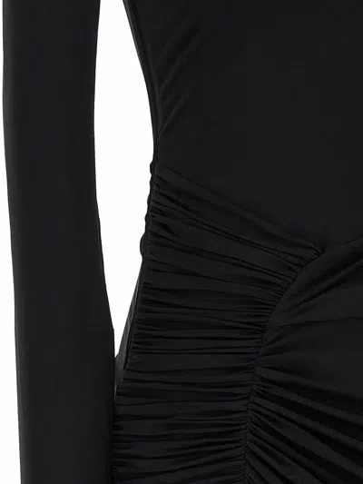 Nensi Dojaka Asymmetric-neck Mini Dress