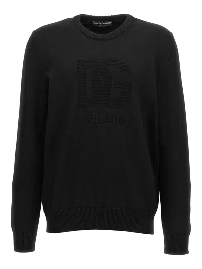 Dolce & Gabbana Regular Fit Wool T-shirt Size 50 It In Black